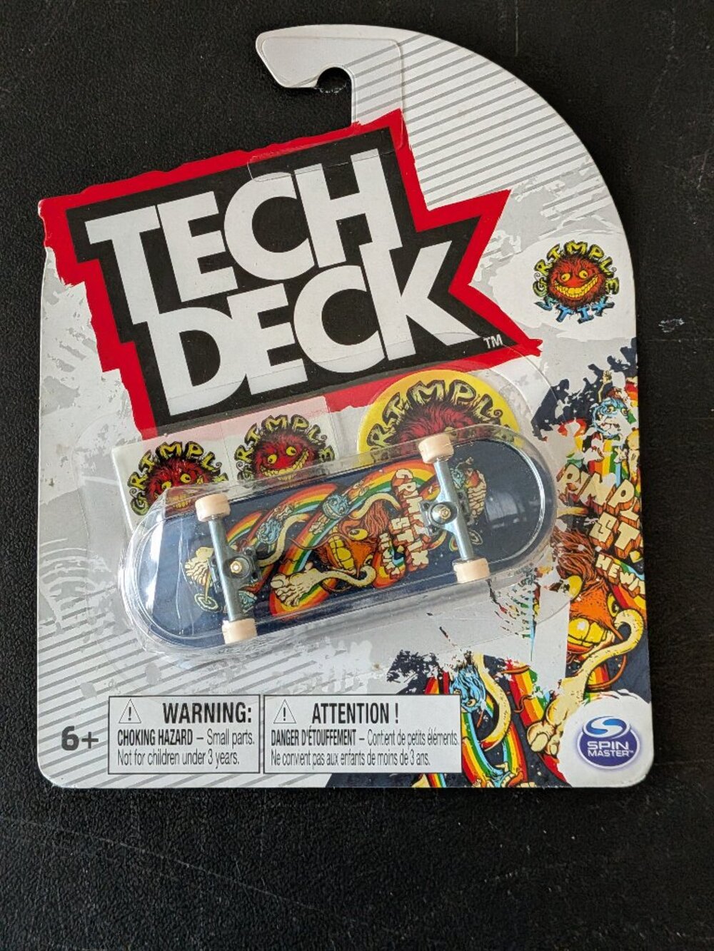 Tech Deck Grimple Stix Hewitt Grimple Zap Fingerboard Skateboard
